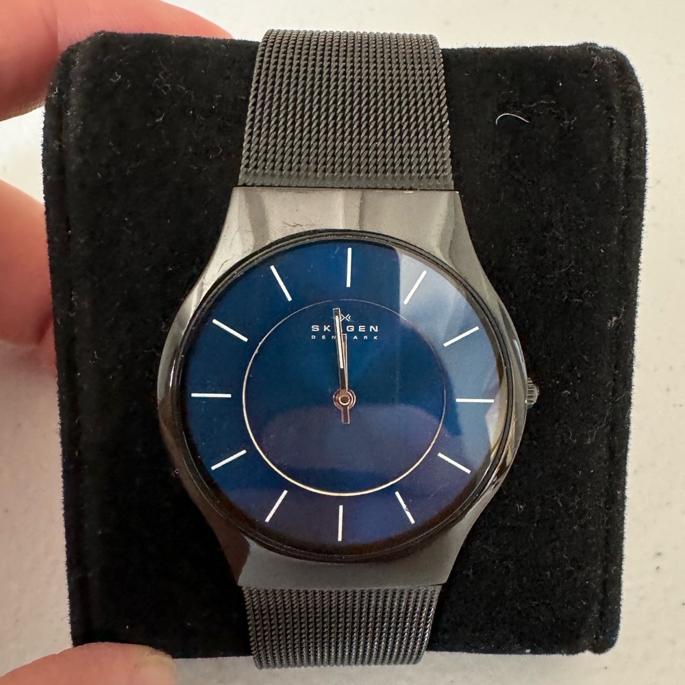 Skagen Men’s Watch - Black and Blue